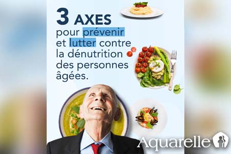 3 axes pour prévenir et lutter contre la dénutrition des personnes âgées.