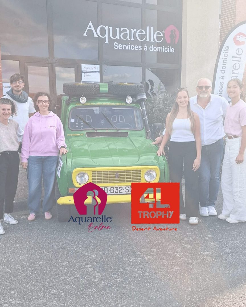 Aquarelle Service Balma partenaire du 4l Trophy