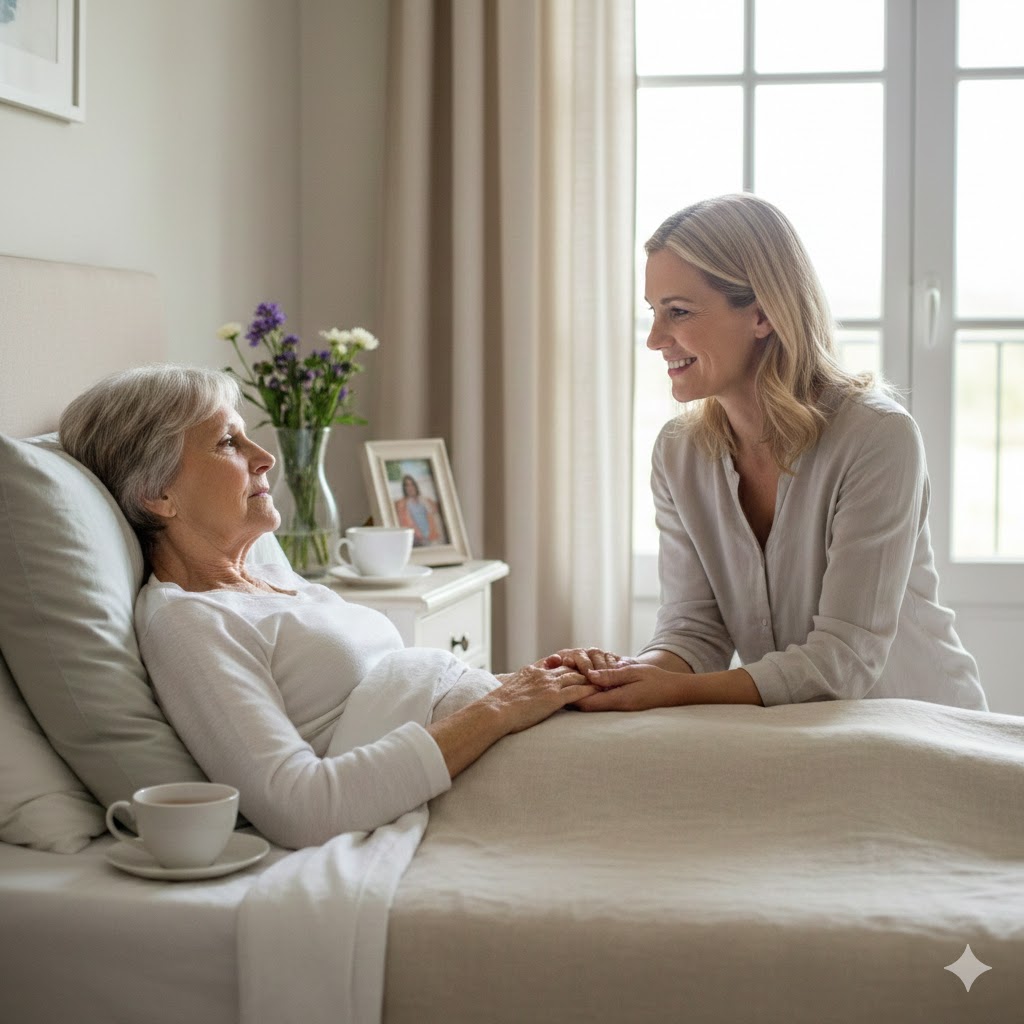 Fin de vie à domicile avec Aquarelle Balma : comment organiser un accompagnement serein et sécurisé ?