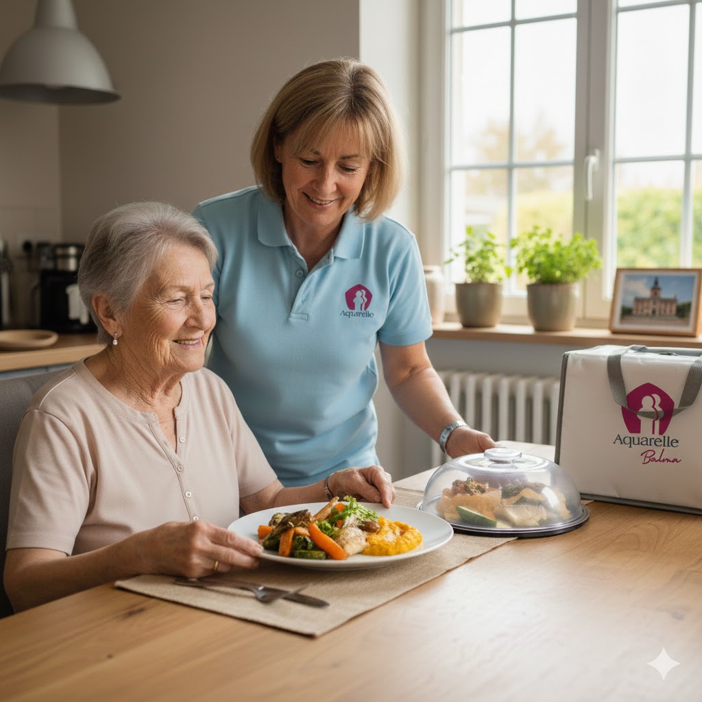 Aide aux repas vs livraison — deux solutions complémentaires chez Aquarelle Balma