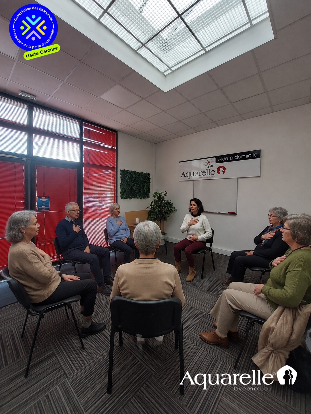 Séance de sophrologie chez AQUARELLE Balma